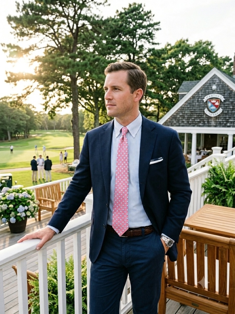 Vineyard vines soccer theme silk tie